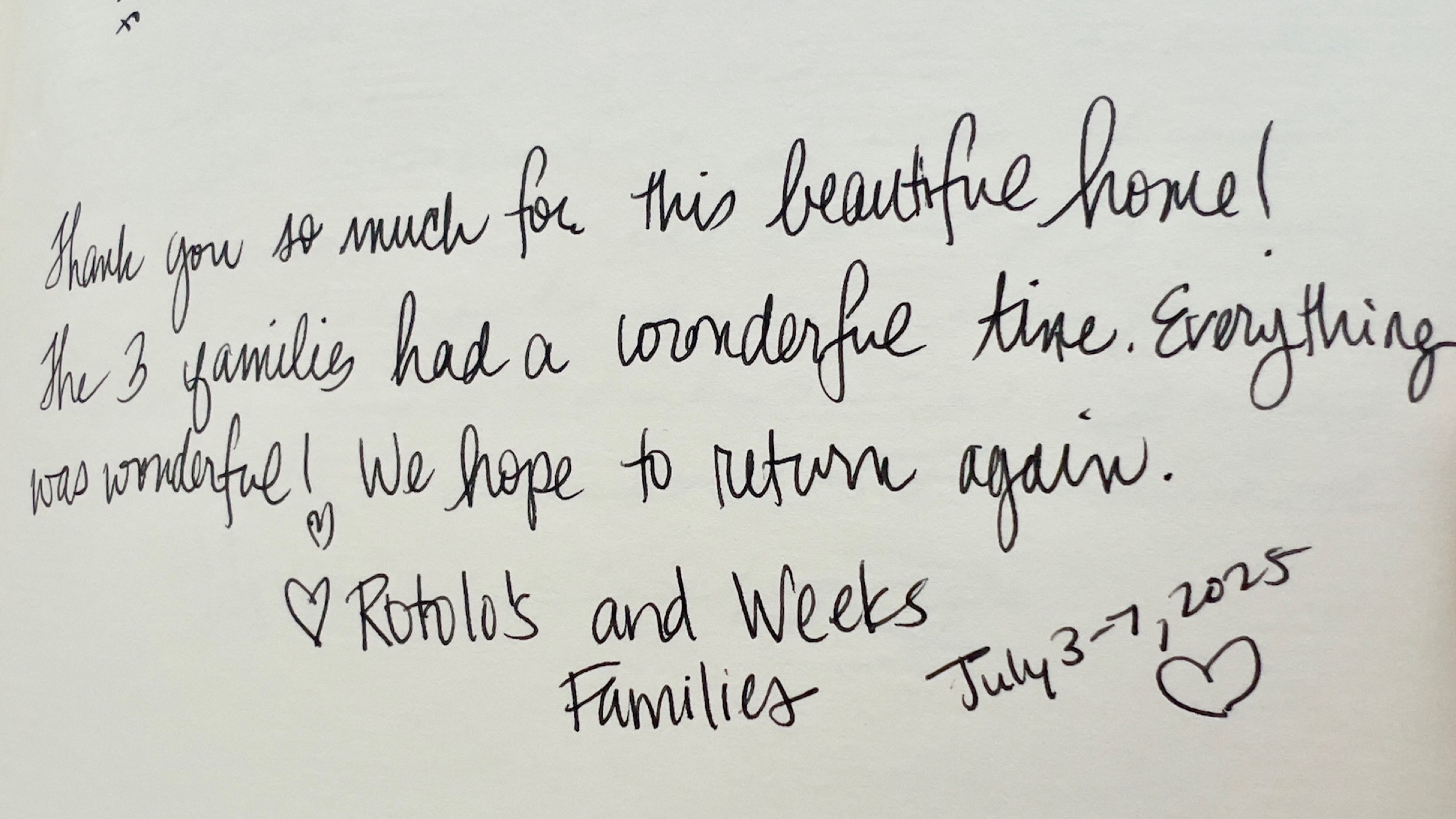 Bahari House Guestbook Review 2