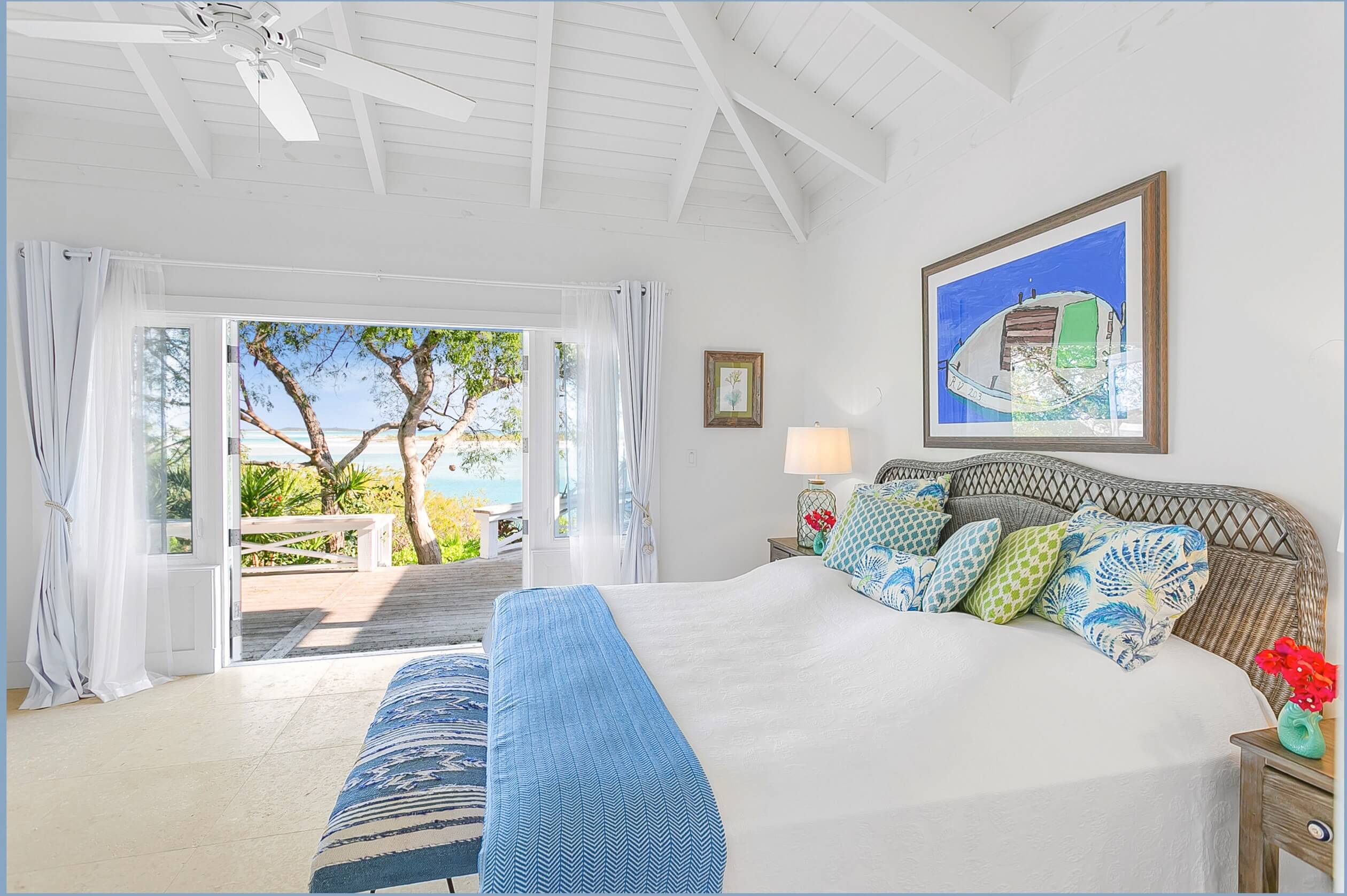 Double bedroom Bahari house Great Exuma Bahamas