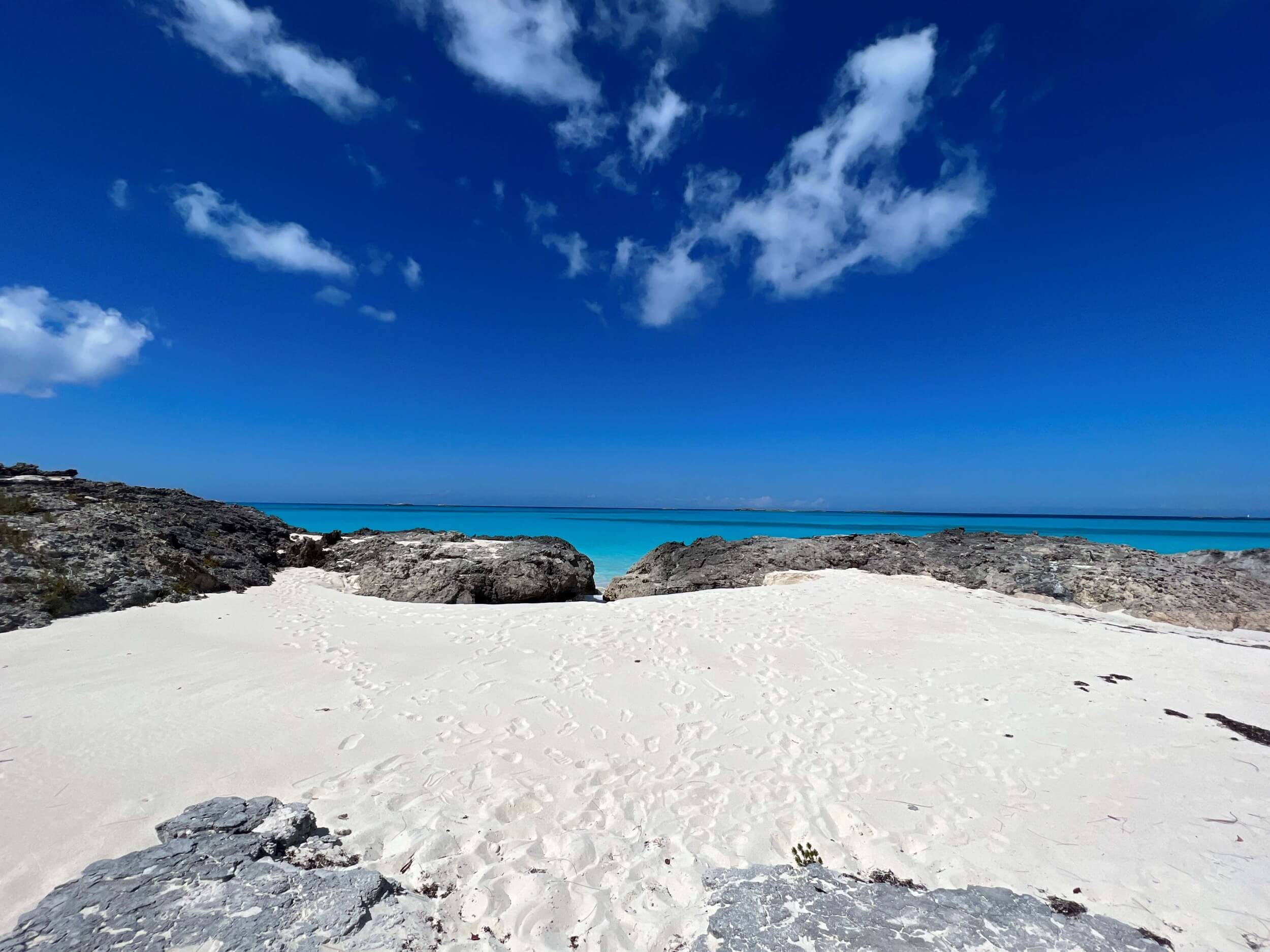 white sand exuma